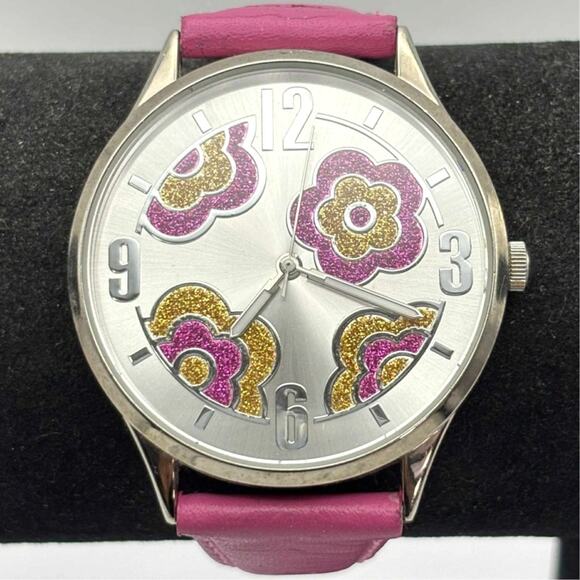 Purple & Yellow Floral Watch - Picture 1 of 4